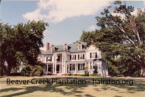 Hairston Family Beaver Creek Plantation