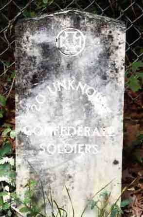 Bethel Church Unknown Confederate Soldiers Grave Marker